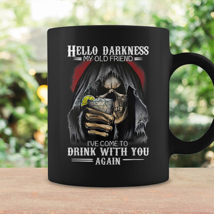 Hello Darkness My Old Friend Ive Come To Drink With You Coffee Mug Gifts ideas