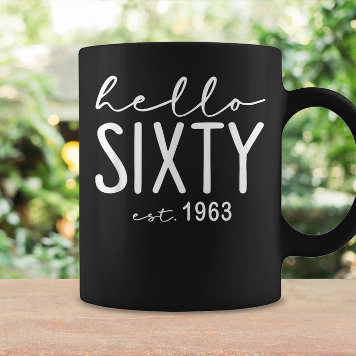 Hello Sixty Est 1963 Hello 60 Heart 60Th Birthday Coffee Mug Gifts ideas