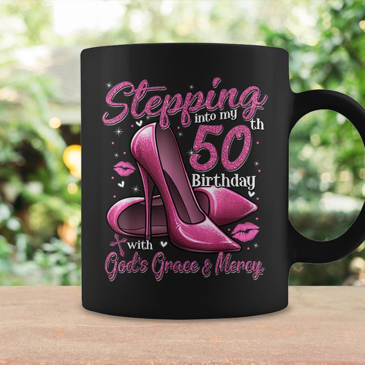 High Heels Stepping Into My 50Th Birthday 50 And Fabulous Coffee Mug Gifts ideas