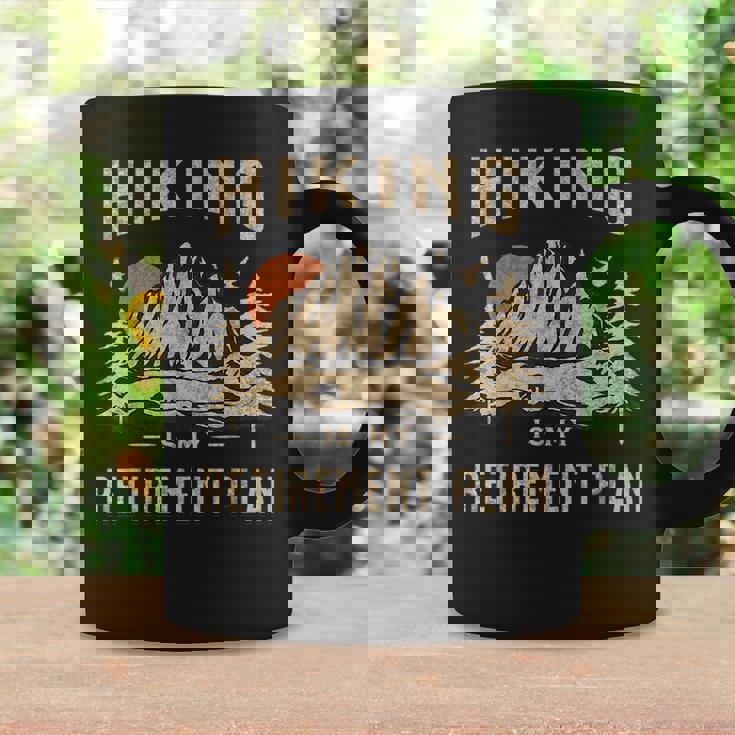 Hiking Is My Retirement Plan Funny Hiking Coffee Mug Gifts ideas