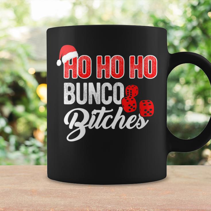 Ho Ho Ho Bunco Bitches Sassy Bunco Christmas Saying Coffee Mug Gifts ideas