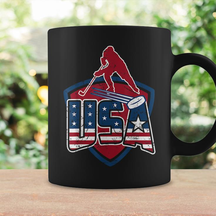 Hockey Usa 2018 Winter Games Red White And Blue Coffee Mug Gifts ideas
