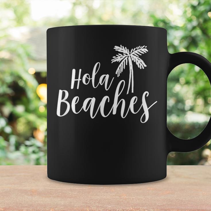 Hola Beaches VacationBeach For Cute Coffee Mug Gifts ideas