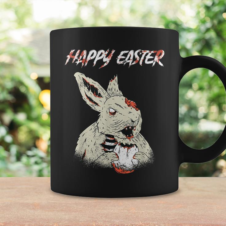 Horror Movie Lover Easter Bunny Bloody Gore Zombie Egg Easter Coffee Mug Gifts ideas