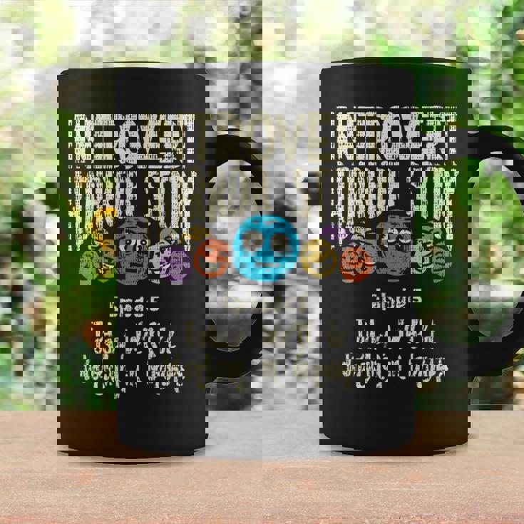 Horror Story Introvert Shy Antisocial Quote Creepy Halloween Halloween Coffee Mug Gifts ideas