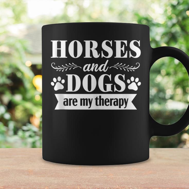 Horse And Dog Lover Rider Therapy Equestrian Dog Mom Coffee Mug Gifts ideas