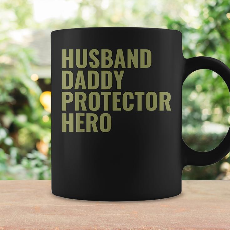 Husband Daddy Protector Hero Fathers Day Military Style Gift For Mens Coffee Mug Gifts ideas