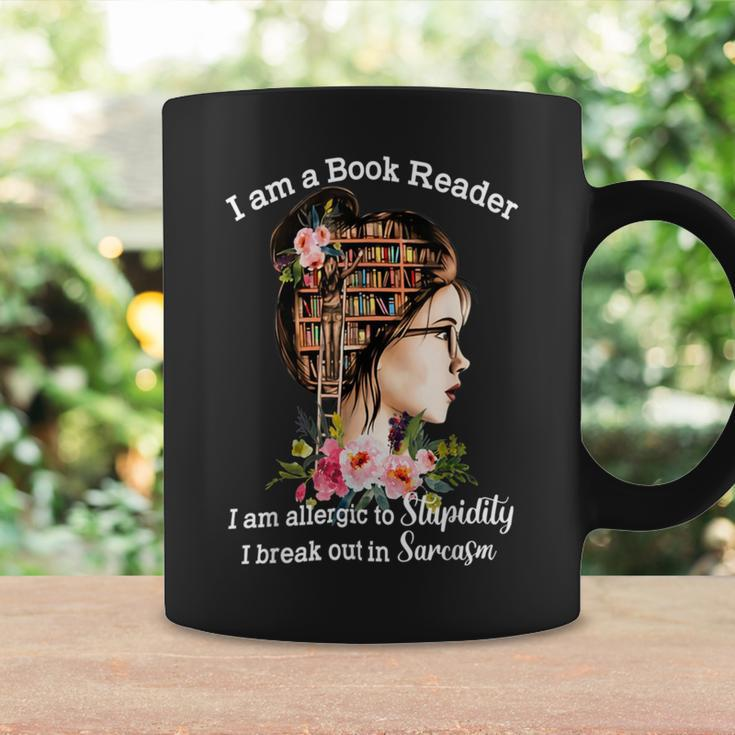 I Am A Book Reader I Am Allergic To Stupidity Coffee Mug Gifts ideas