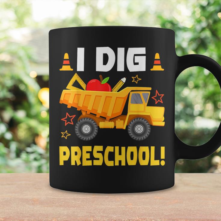I Dig Preschool Construction First Day Of School Toddler Boy Coffee Mug Gifts ideas