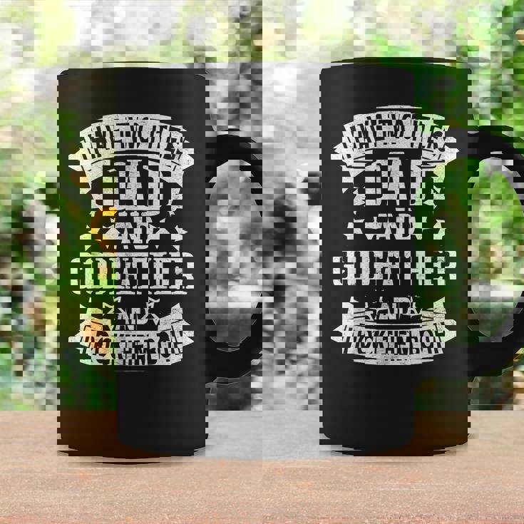 I Have Two Titles Dad And Godfather Grandpa Fathers Day Coffee Mug Gifts ideas