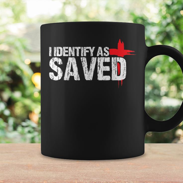 I Identify As Saved Christian Baptism Coffee Mug Gifts ideas