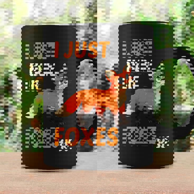 I Just Really Like Foxes Ok Funny Fox Gift For Womens Gifts For Fox Lovers Funny Gifts Coffee Mug Gifts ideas