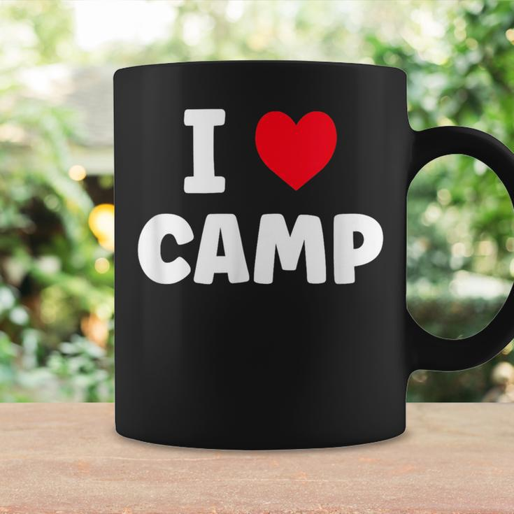 I Love Camp Summer Camp Glamping Coffee Mug Gifts ideas