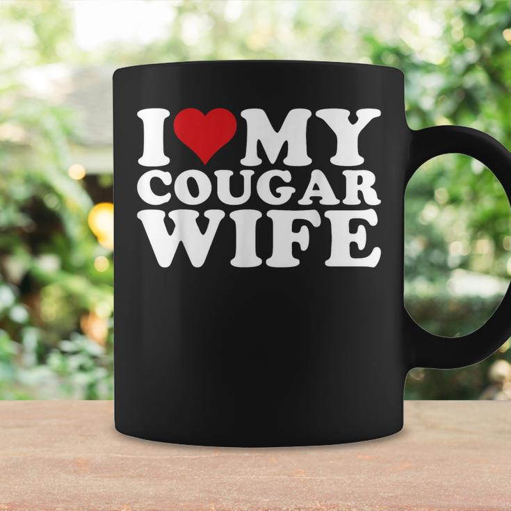 I Love My Cougar Wife I Heart My Cougar Wife Coffee Mug Gifts ideas