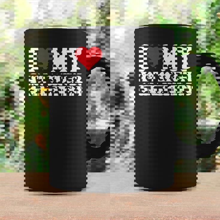 I Love My Hot Cougar Girlfriend I Heart My Hot Cougar Gf Coffee Mug Gifts ideas
