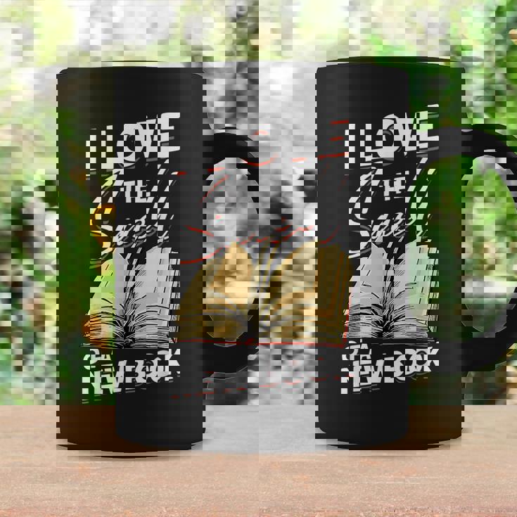 I Love The Smell Of A New Book Book Reading Bookworm Reading Funny Designs Funny Gifts Coffee Mug Gifts ideas