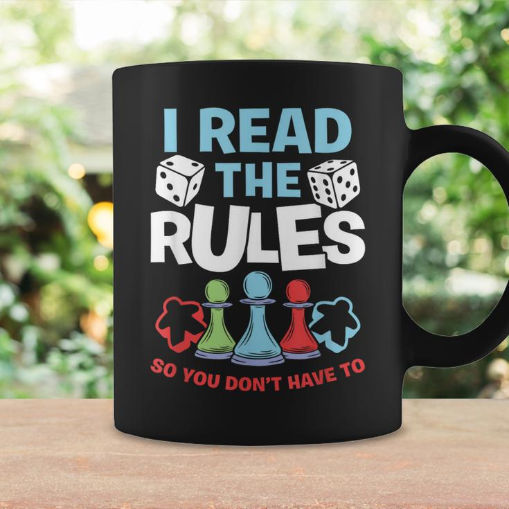 I Read The Rules Board Dice Chess Board Gaming Board Gamers Coffee Mug Gifts ideas