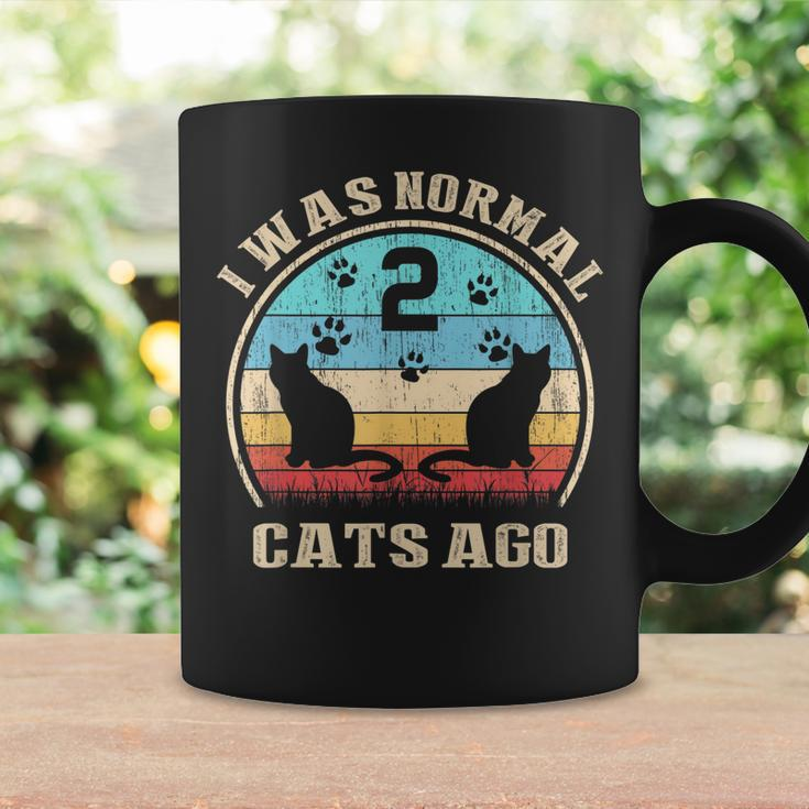 I Was Normal 2 Two Cats Ago Funny Cat Moms Dads Coffee Mug Gifts ideas