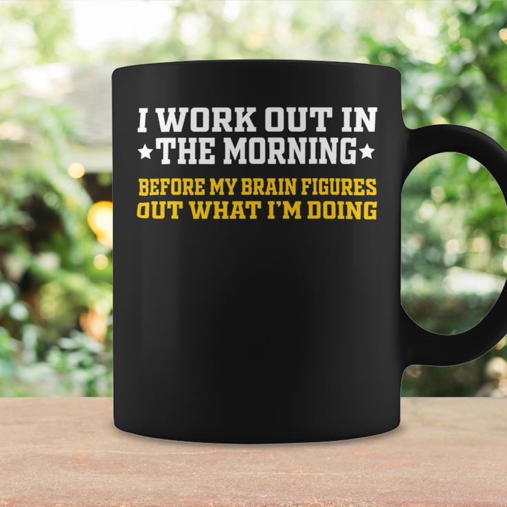 I Work Out In The Morning Funny Calisthenics Gym Fitness 1 Coffee Mug Gifts ideas