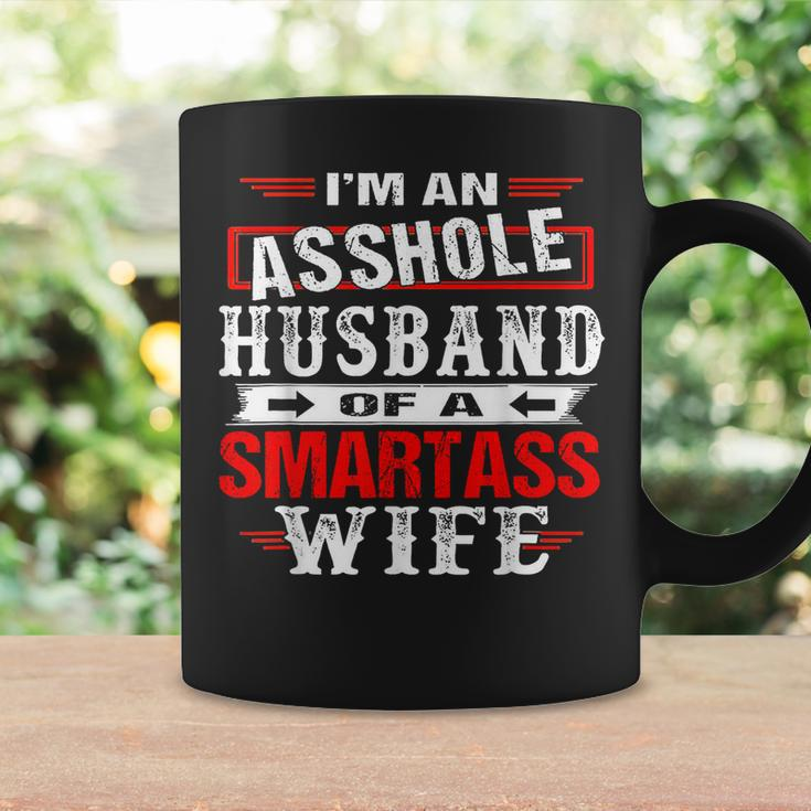 Im An Asshole Husband Of A Smartass Wife Gift For Women Coffee Mug Gifts ideas