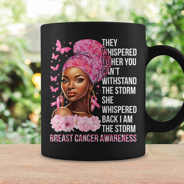 I'm The Storm Black Pink Ribbon Breast Cancer Survivor Coffee Mug Gifts ideas