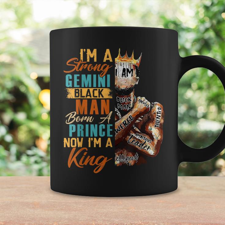 Im Strong Gemini Black Man Born A Prince Now A King Birthday Coffee Mug Gifts ideas