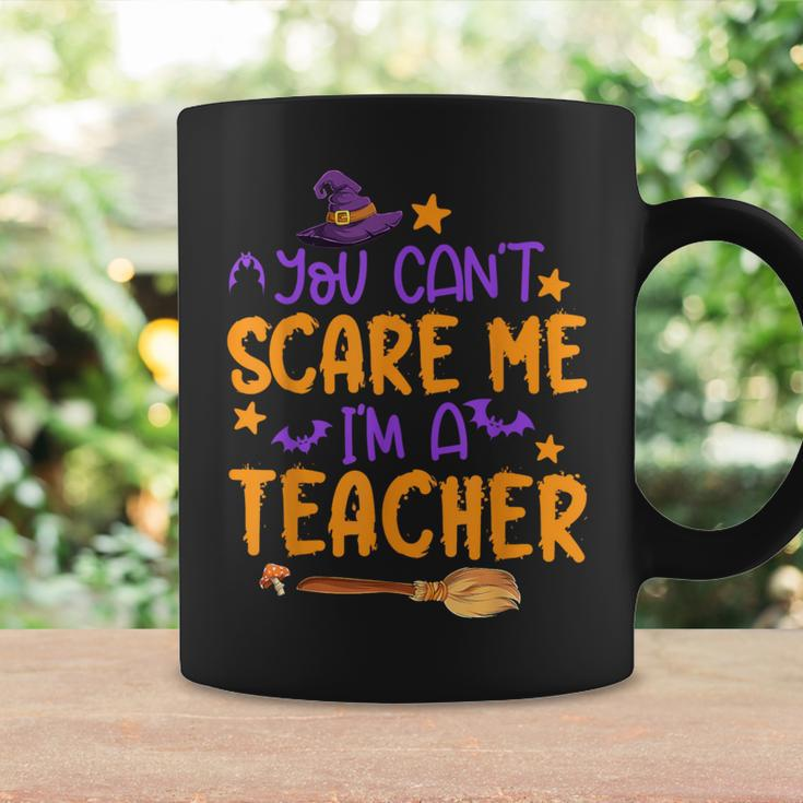 I'm Teacher You Can't Scare Me Witch Boo Halloween Costume Coffee Mug Gifts ideas