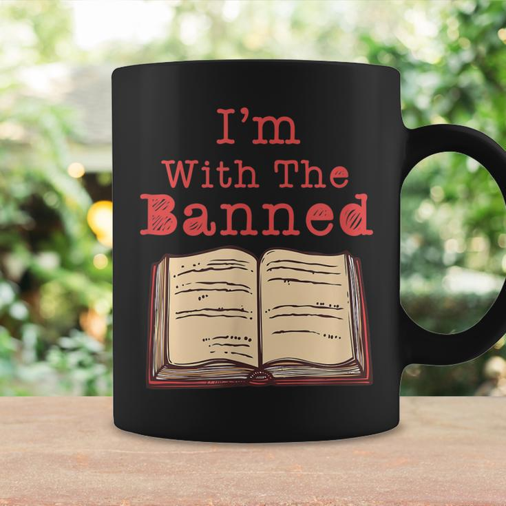 Im With The Banned Book Lovers Political Statement Apparel Coffee Mug Gifts ideas