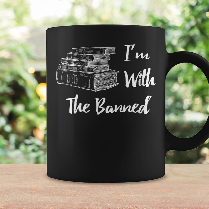 Im With The Banned Book Lovers Political Statement Coffee Mug Gifts ideas
