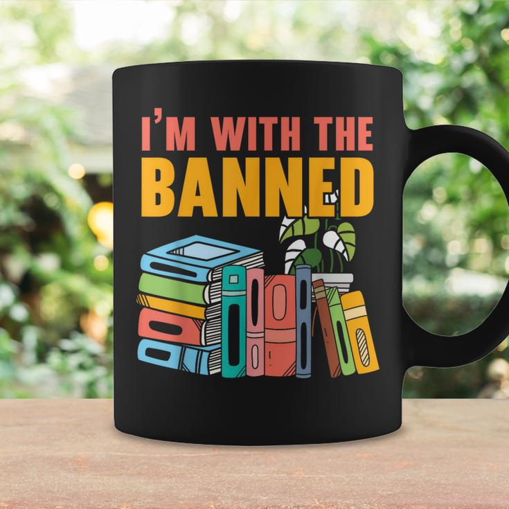 Im With The Banned Bookworm Book Lover Bibliophile Coffee Mug Gifts ideas