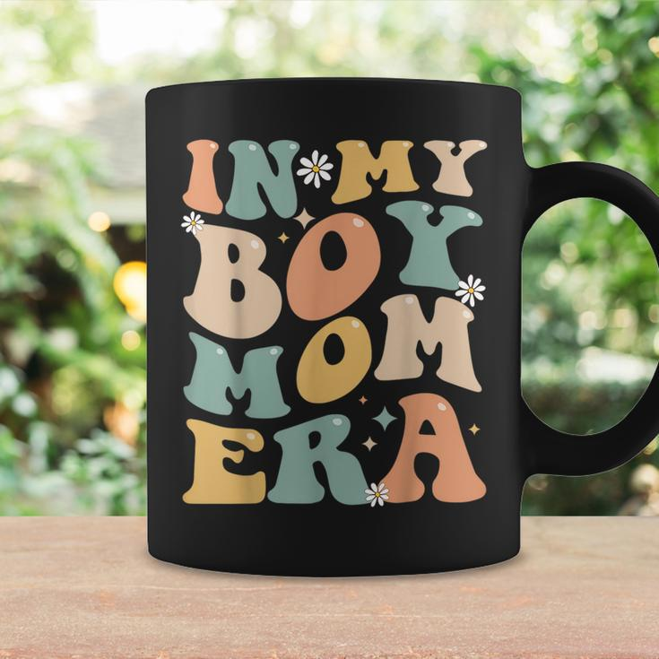 In My Boy Mom Era Groovy Mom Of Boys Gifts Funny Mothers Day Coffee Mug Gifts ideas
