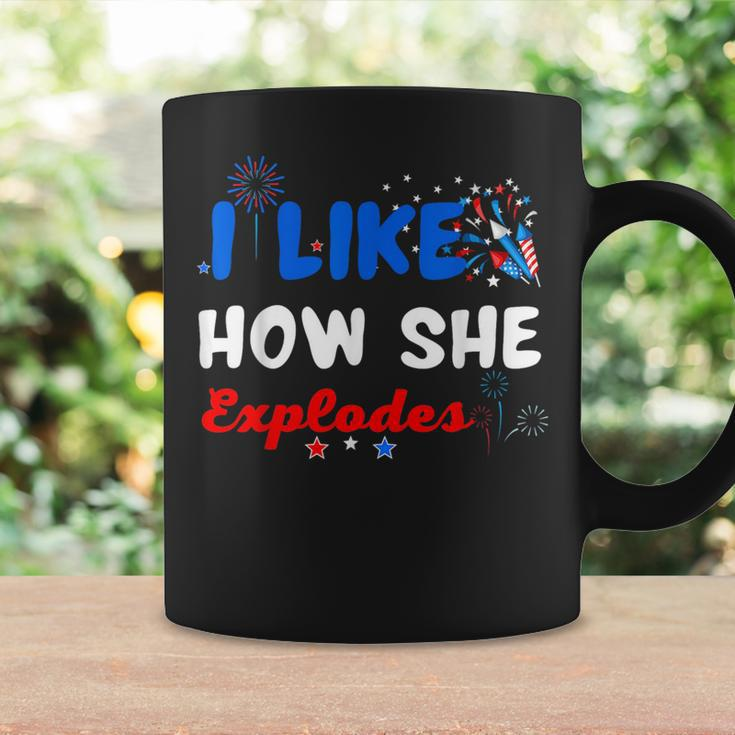 Independence I Like How She Explodes Fireworks Funny Couple Coffee Mug Gifts ideas
