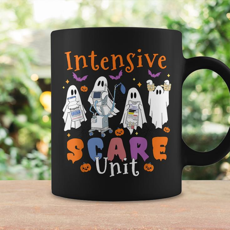 Intensive Scare Unit Boo Crew Spooky Icu Nurse Halloween Coffee Mug Gifts ideas