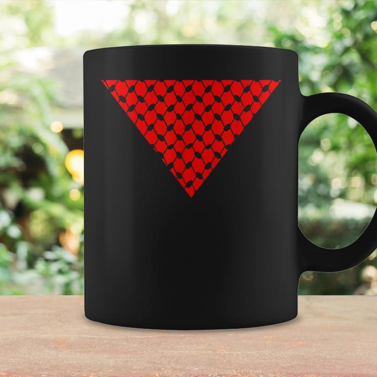 Inverted Red Triangle With Patterns Coffee Mug Gifts ideas