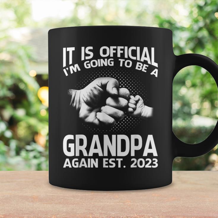 It Is Official Im Going To Be A Grandpa Again 2023 Gift For Mens Coffee Mug Gifts ideas