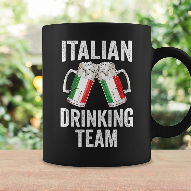 Italian Drinking Team Salute Italy Flag Funny Oktoberfest Coffee Mug Gifts ideas