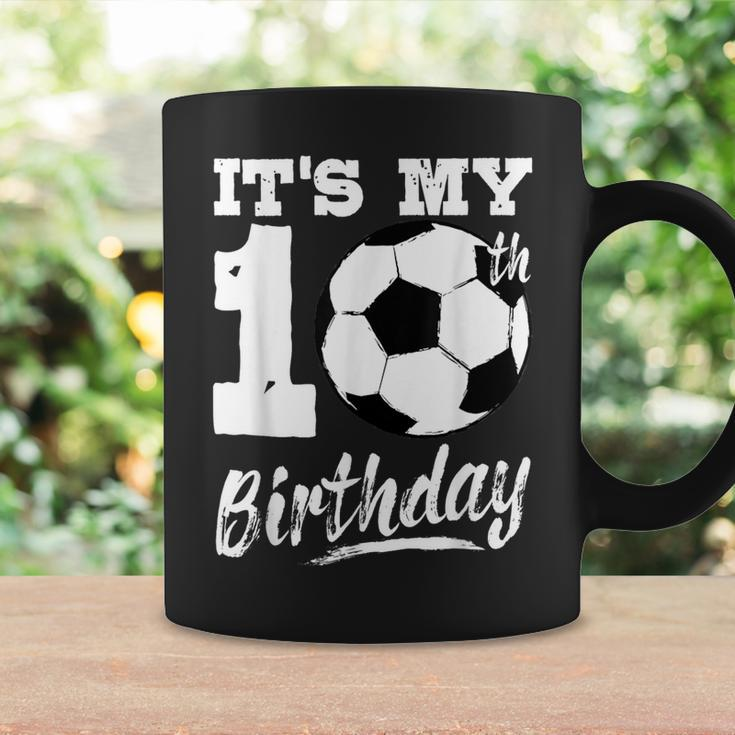 It's My 10Th Birthday Soccer Player 10 Bday Party Team Coffee Mug Gifts ideas
