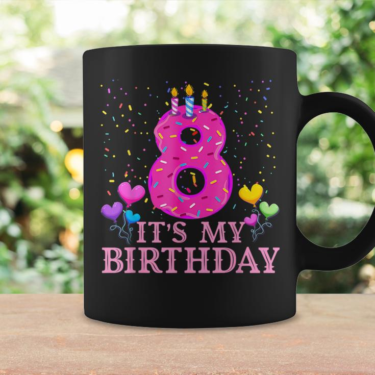 It's My 8Th Birthday Sweet Donut Happy 8 Year Old Coffee Mug Gifts ideas