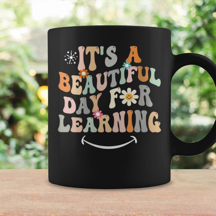 It's Beautiful Day For Learning Retro Teacher Students Coffee Mug Gifts ideas