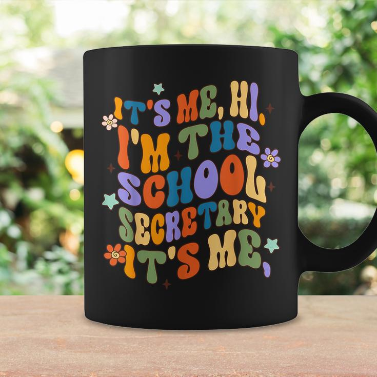 It's Me Hi I'm The School Secretary It's Me Groovy Coffee Mug Gifts ideas