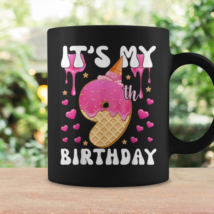 Its My 9Th Birthday Ice Cream Cone Happy 9 Years Old Girl Coffee Mug Gifts ideas