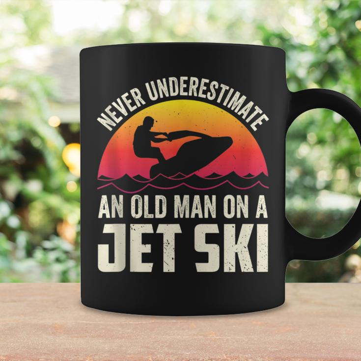 Jet-Ski Never Underestimate An Oldman Jet Ski Water Sports Coffee Mug Gifts ideas