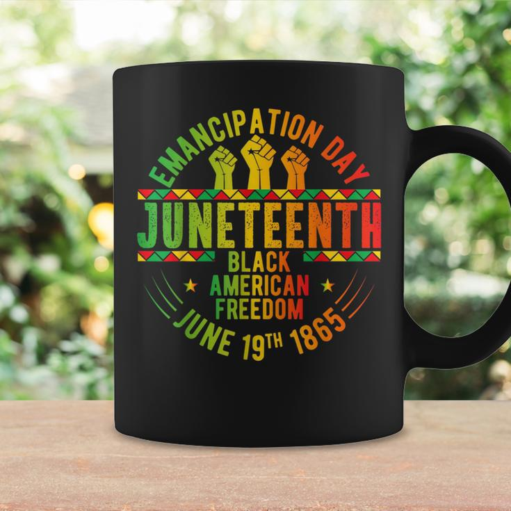 Junenth 1865 Celebrate Independence Day Of Bold Black Coffee Mug Gifts ideas
