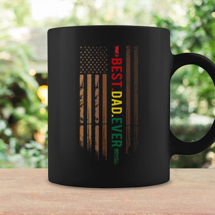 Junenth Fathers Day Best Dad Ever With Us American Flag Coffee Mug Gifts ideas