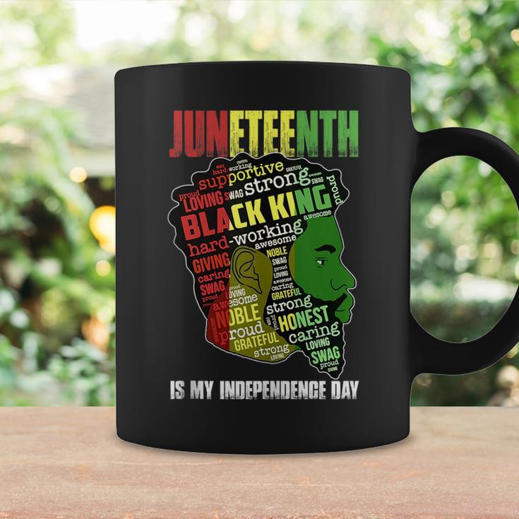 Junenth Is My Independence Day Black King Fathers Day Men Coffee Mug Gifts ideas