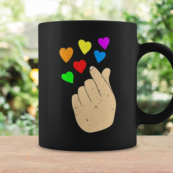 K-Pop Gay Pride Month Lgbtq Rainbow Hearts Lgbt Equality Coffee Mug Gifts ideas