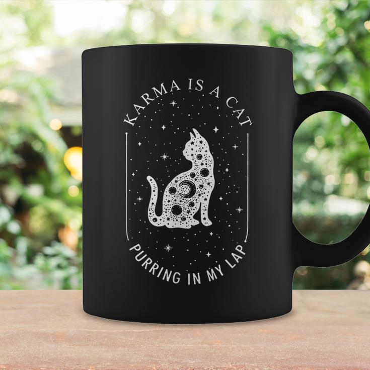 Karma Is A Cat Purring In My Lap Coffee Mug Gifts ideas