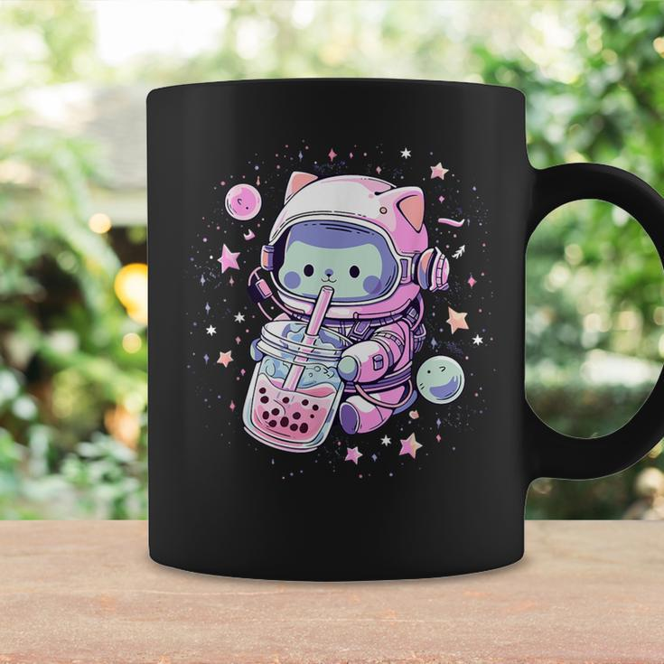 Kawaii Cat Bubble Boba Tea In Space Astronaut Anime Girls Coffee Mug Gifts ideas