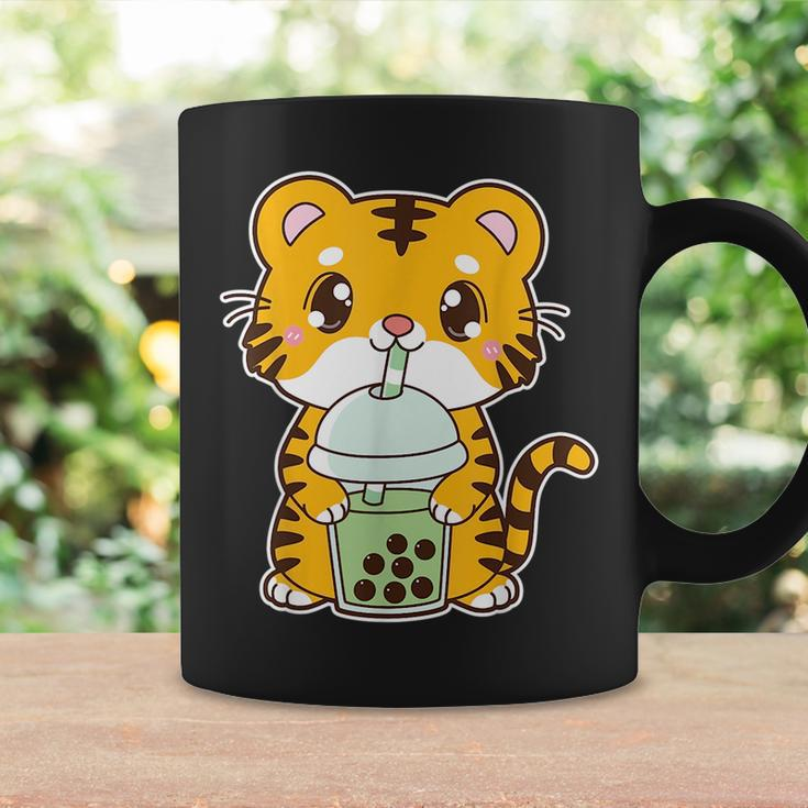 Kawaii Cute Zodiac Boba Tiger Matcha Green Bubble Milk Tea Coffee Mug Gifts ideas