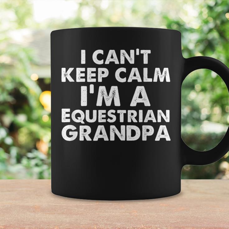 Keep Calm Equestrian Grandpa Fathers Day Grandpas Gift Coffee Mug Gifts ideas